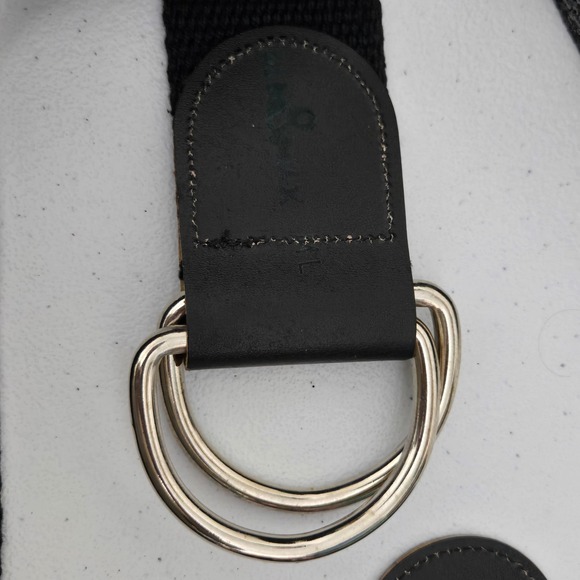 Sam & Max M/L Womens Black Canvas D Ring Belt Casual Adjustable Webbing - Picture 4 of 4